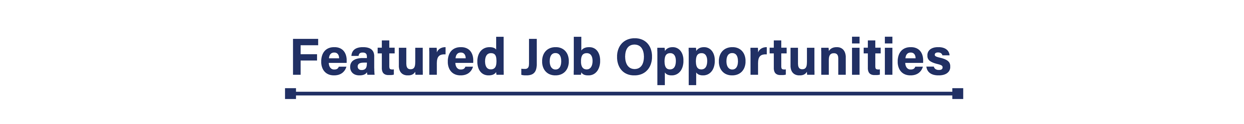 Featured Job Openings