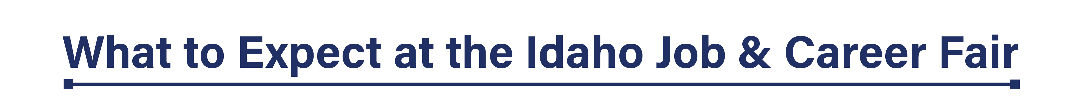 What is the Idaho Job & Career Fair header